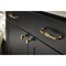 Jeffrey Alexander 1-1/8" Overall Length Satin Bronze Square Audrey Cabinet Knob 278SBZ - alternate 3